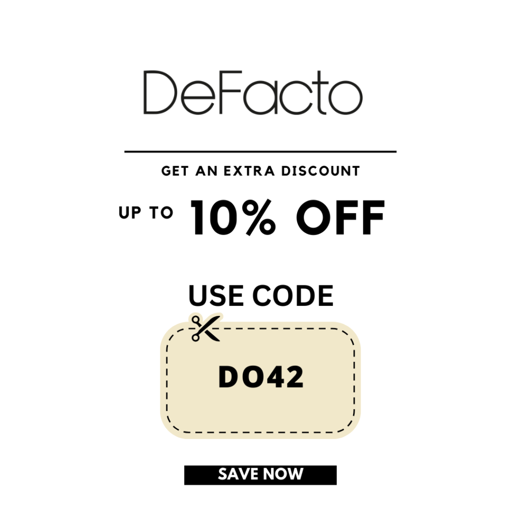 DeFacto Discount Code - Shop Now!
