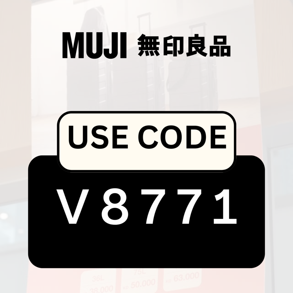 MUJI Promo Code