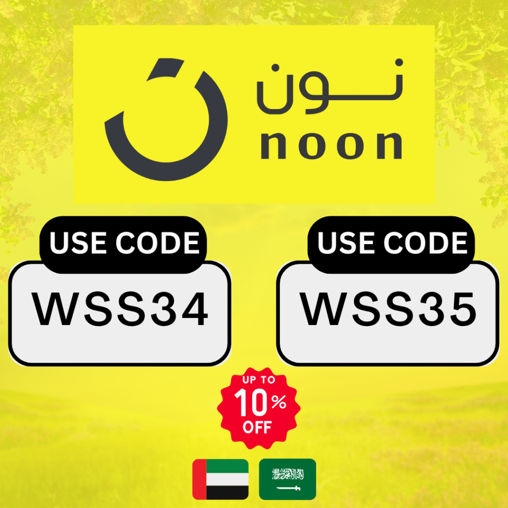 Noon Discount Code gcc